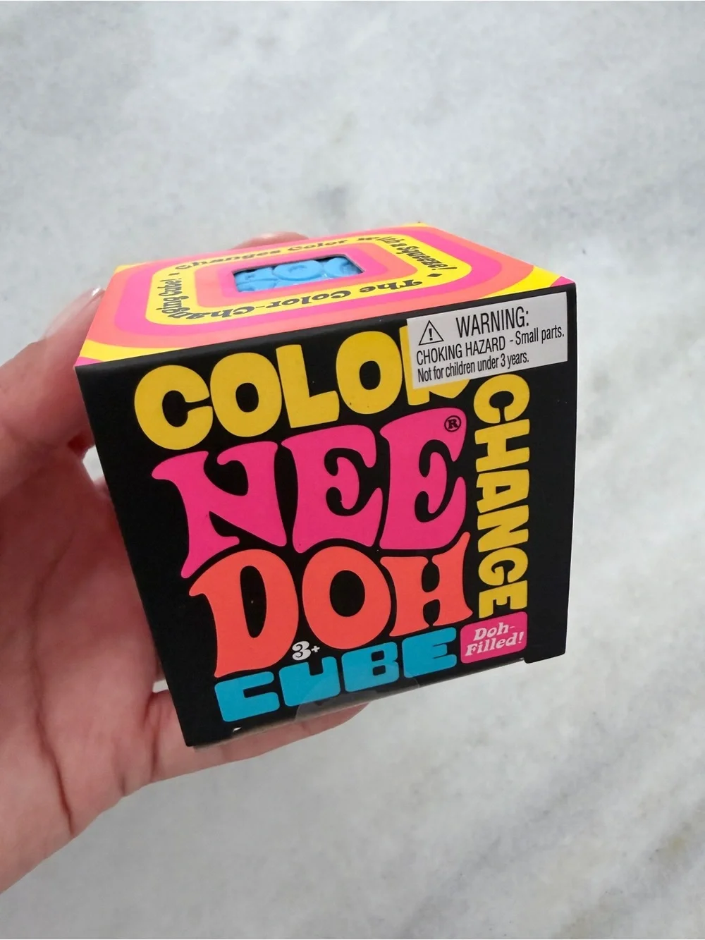 Needoh Color Change Cube - Blue